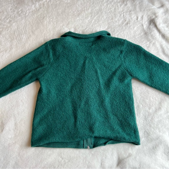 Karen Scott zip up dress jacket, color green, size small - Picture 2 of 2